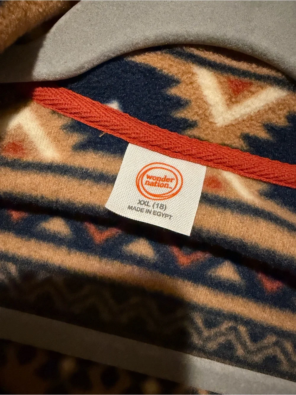 Wonder Nation patterned fleece jacket